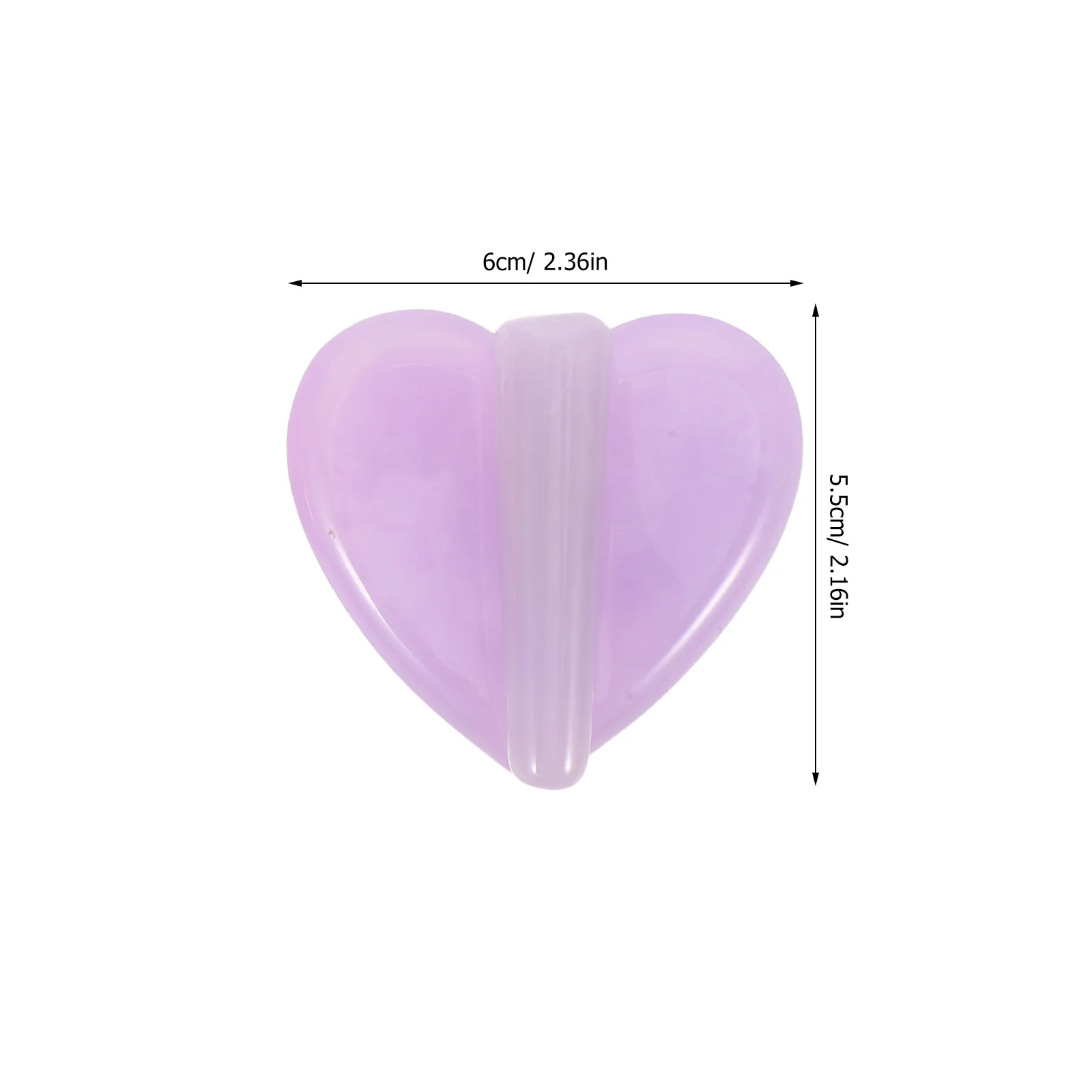 2er-Set Goldfolie Schmuckform geprägt Acryl Nail Art Rahmen Herzform Biegewerkzeug für DIY Maniküre Home Design Nagel