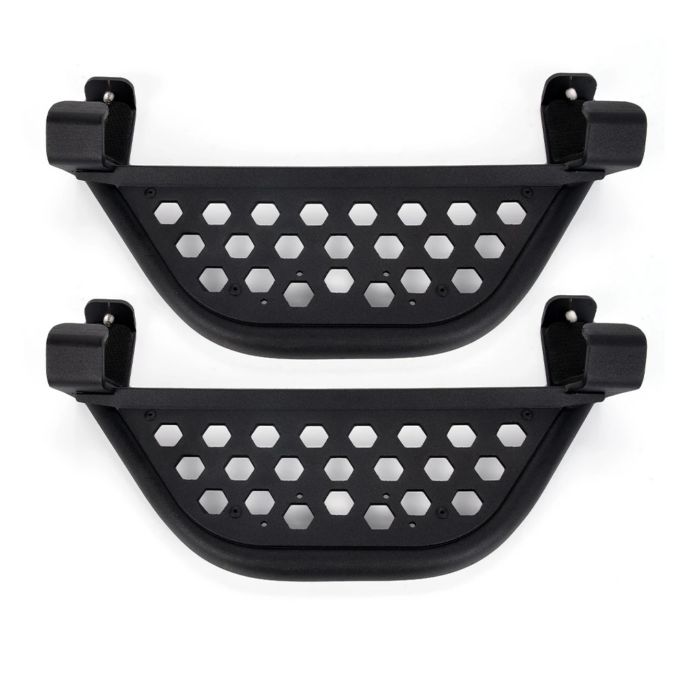 2Pcs Car Side Steps Non-Slip Auto Front Rear Door Steps for Ford Bronco 21-23+ w/rockrails 2/4-Door Models TBS012
