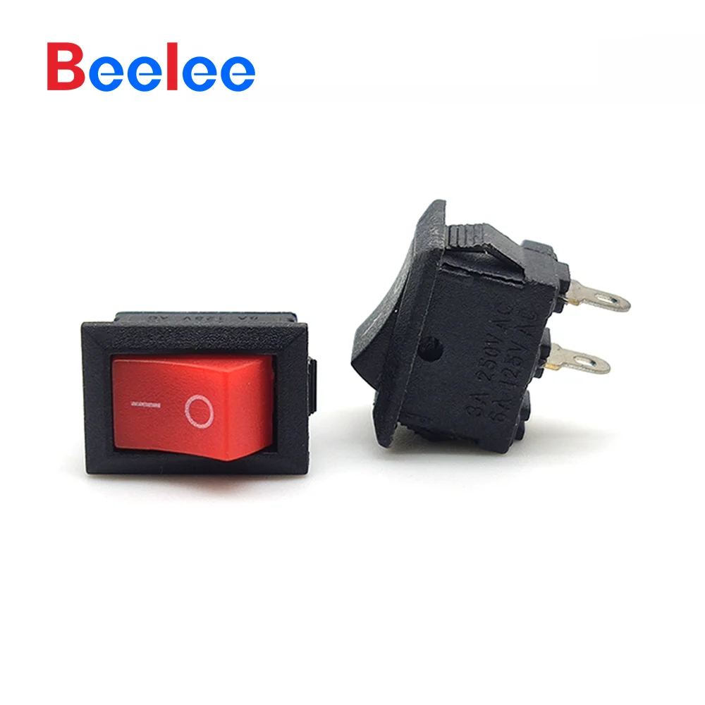 50 PCS Beelee KCD11-A On Off Rocker Switch Painel Tipo Interruptores Rocker Momentâneos