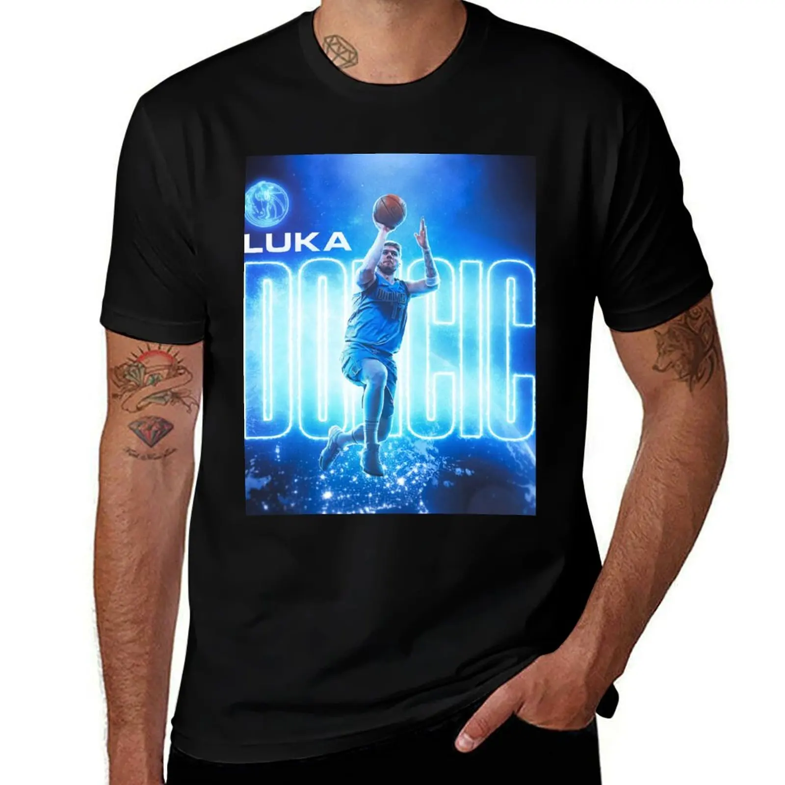 Футболка Luka Doncic 77 MVP, забавные футболки, милые топы, футболки с рисунком, одежда в стиле аниме, компрессионная рубашка для мужчин
