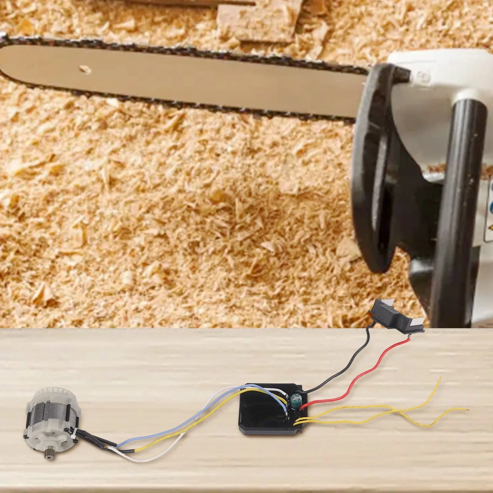

Chainsaw Maintenance Electric Chainsaw Motor Motor For Electric Chainsaw Black Grey Precise Cutting Easy Installation