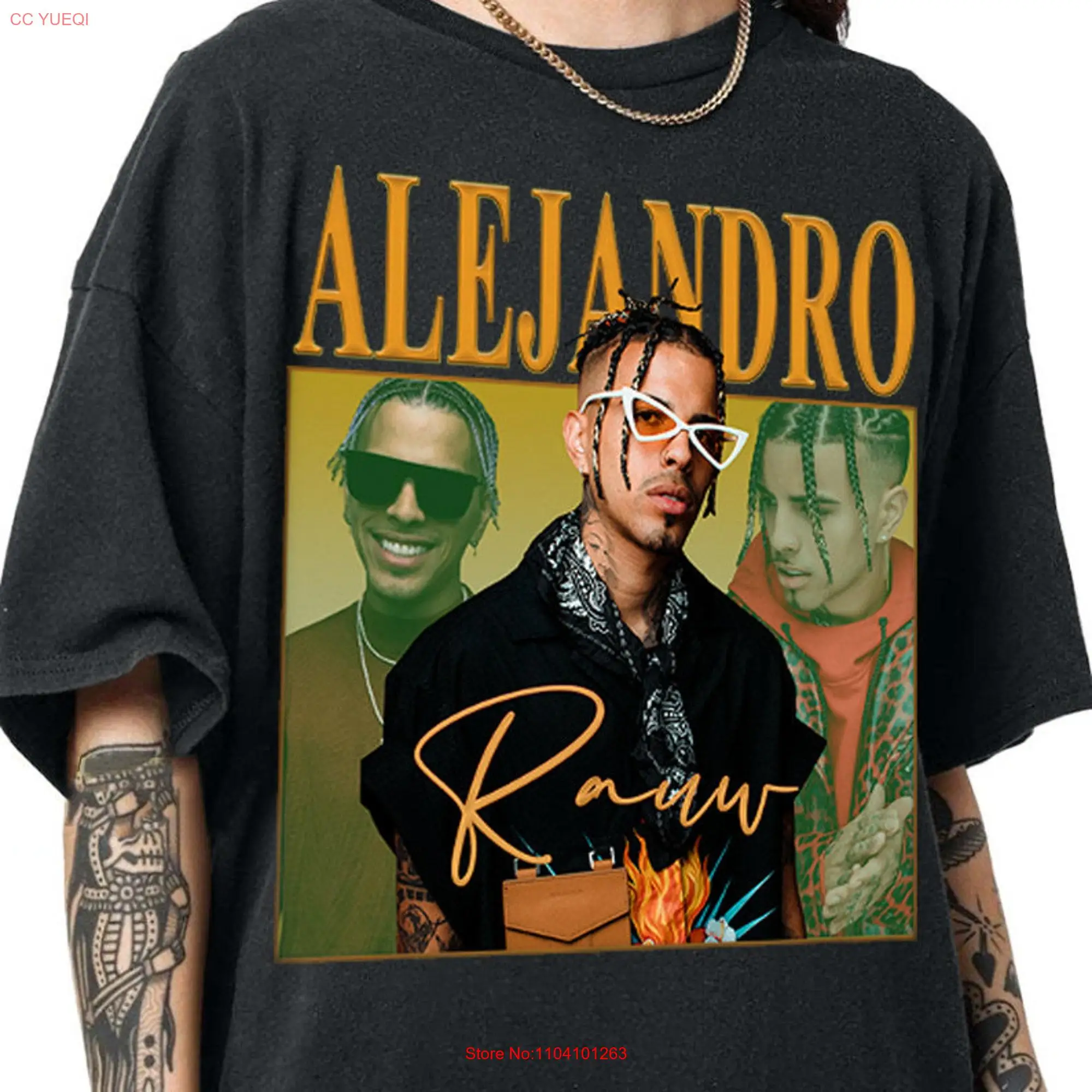 Rauw Alejandro T Shirt Fan Reggaeton Pareja Del Ano Todo De Ti 2023 Tour sweaT long or short sleeves