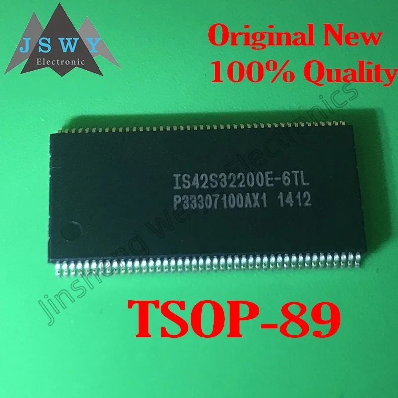 (5/50PCS) IS42S32200E-6TL IS42S32200E TSOP86 64Mbit SDRAM Chip Brand new and original in stock with fast shipping. Electronic