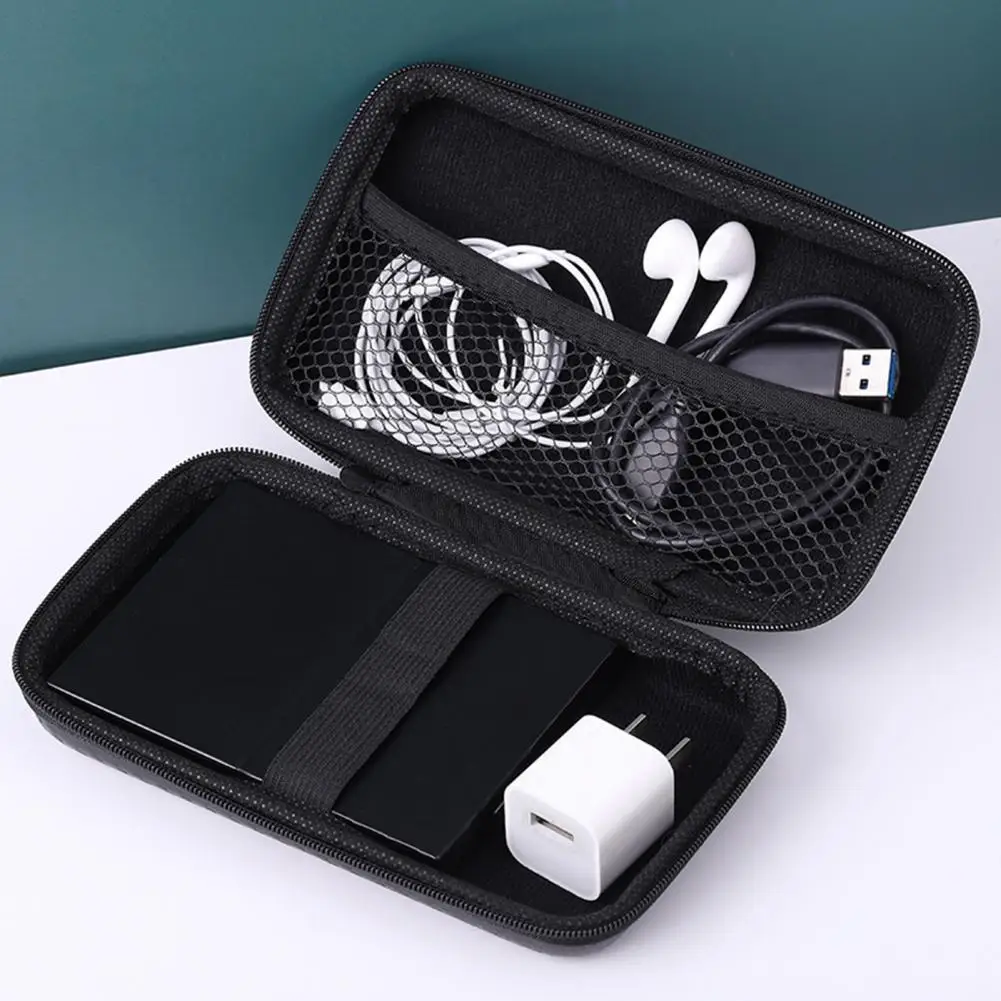 Headphone Storage Bag Practical Phone Powerbank Bag Travel Portable Case EVA Hard Disk Package Household Products