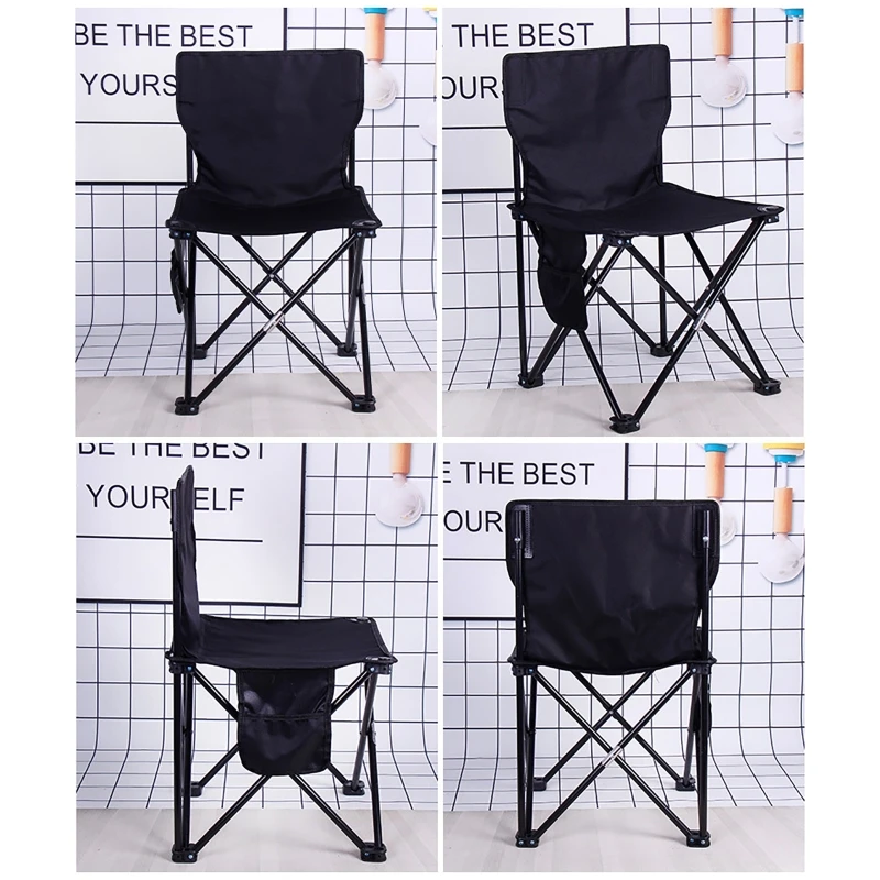 New Outdoor Tourist Ultralight Superhard Metal Folding Camping Chair Portable Bench Stool Fishing Chair Hiking Picnic Seat Chair