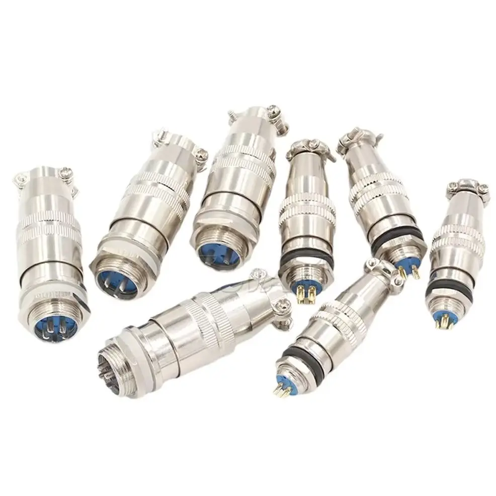 1set Small aviation plug XS8/9/10/12JK-2/3/4/5/6 core push-pull socket connector gold-plated 250v