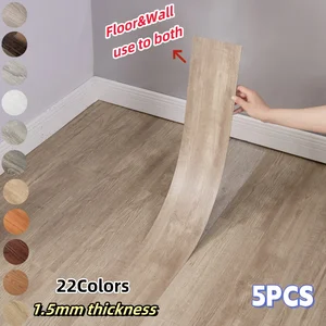 Vinyl Peel and Stick Fliesenboden, Auto-Adhid Madeira Plank, Easy DIY, SXP-Bodenbelagaufkleber für jeden Raum, 5 PCs 6 Hauptverkaufs -Vinylböden für den Boden - №5