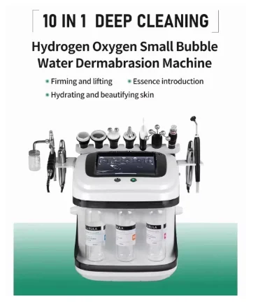 

Новейший аппарат для гидропилинга 11-в-1 с H2O2, кислородной мезотерапией и увлажнением кожи, очищающий и омолаживающий аппарат для ухода за кожей лица, модель 2026 года