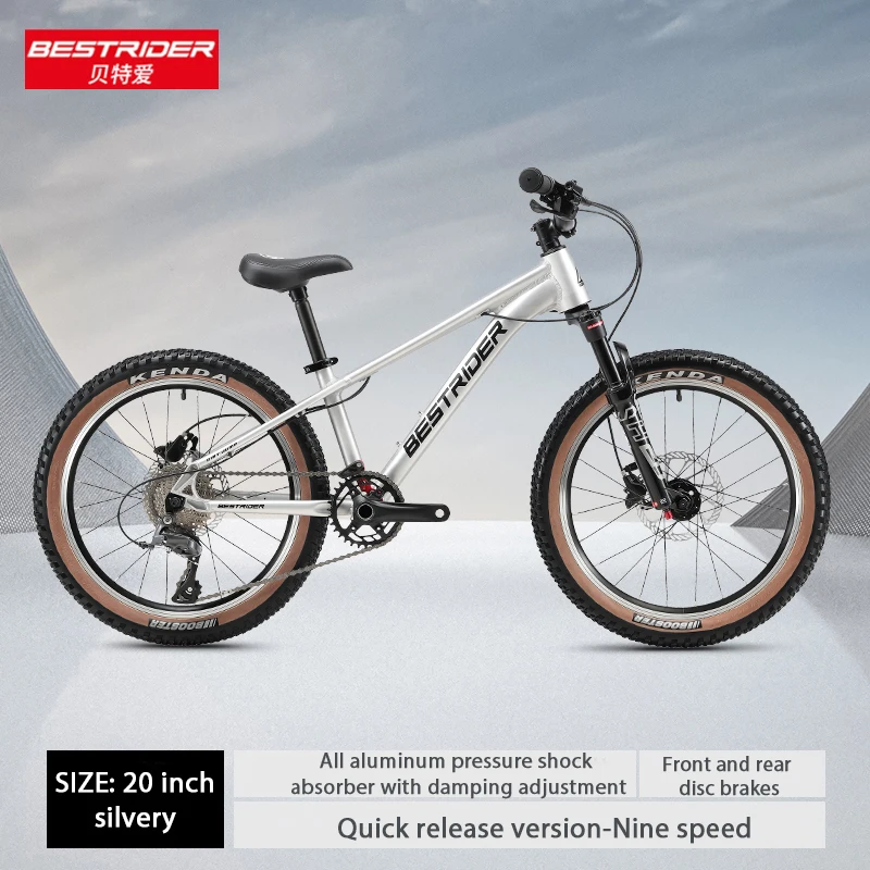 Bestrider 20 Inch Mountain Bike MTB Aluminum Alloy Frame Professional Children Bicycle High Quality Student Bike