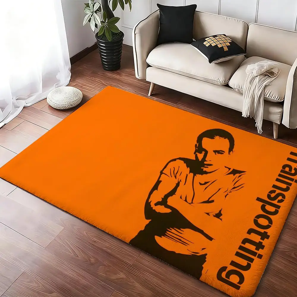 Trains-potting Floor Mat Soft Thickened Absorbent Non-Slip Bedroom Living Room Door Mat Home Decor Flannel Rugs
