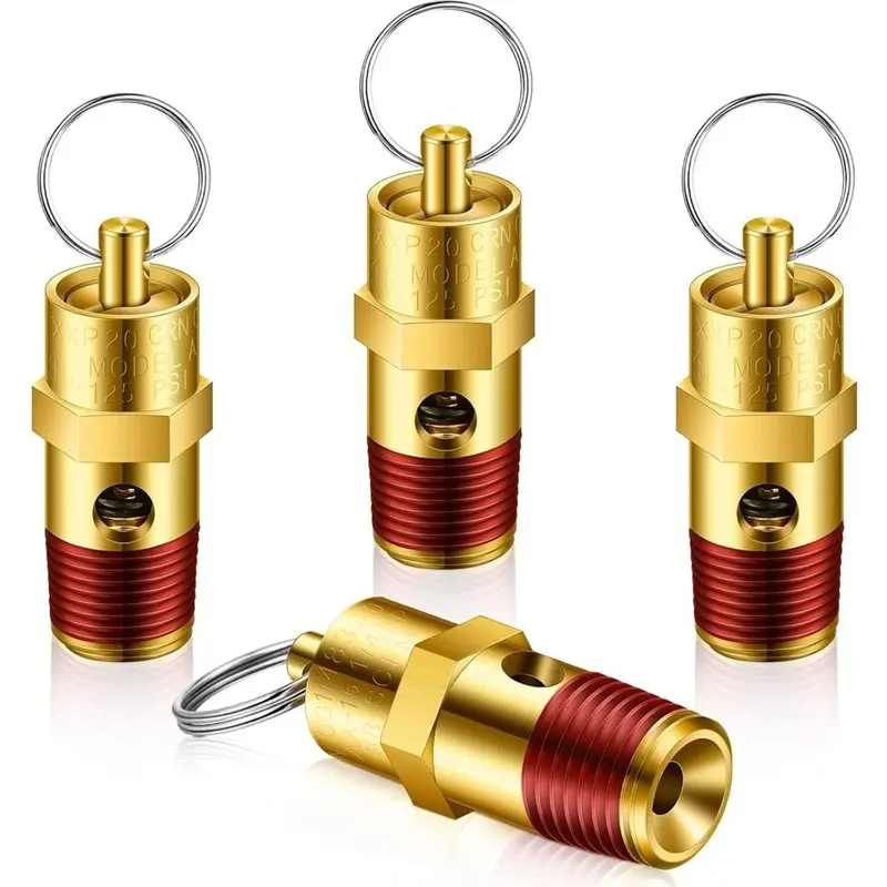 4 Pcs Safety Relief Pressure Valve 1/4