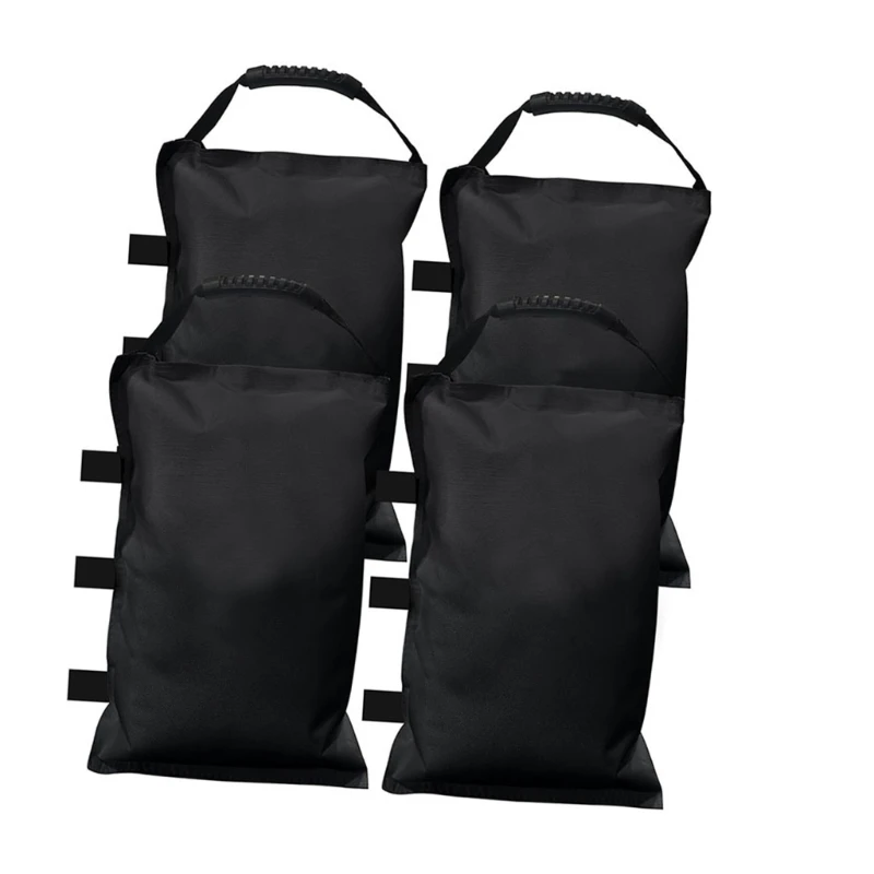 600D Oxford Cloth Weight Bags 4Pcs Canopy Leg Weights Sand Bags For Patios Umbrellas Base Stabilization M68E