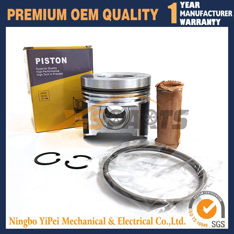 1 Set STD Piston & Ring for KUBOTA V3300 Engine