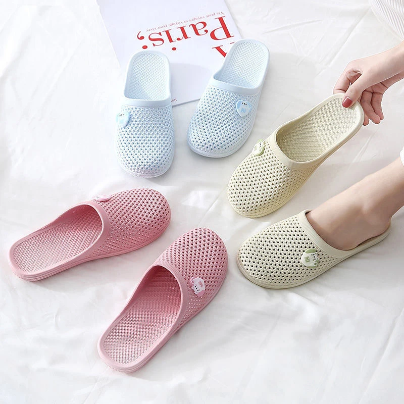 Summer New Slipper Slides Women Shoes Soft Sole Non-slip Hole Slide Flat Шлепанцы Женские Летние На Платформе Zapatos De Mujer