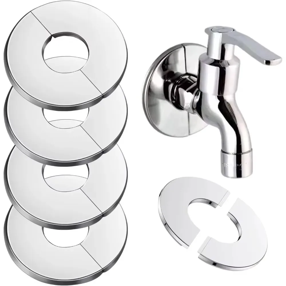 22/27/33/40/50/60/70/80/90/100cm Faucet Decorative Self-Adhesive Cover Shower Water Pipe Wall Covers Accessorie Stainless Steel