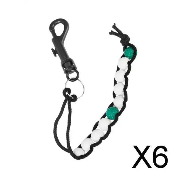 

Golf Stroke Bead Score Counter Nylon Plastic Durable Rope Scoring Accessory for Golf Course Use
