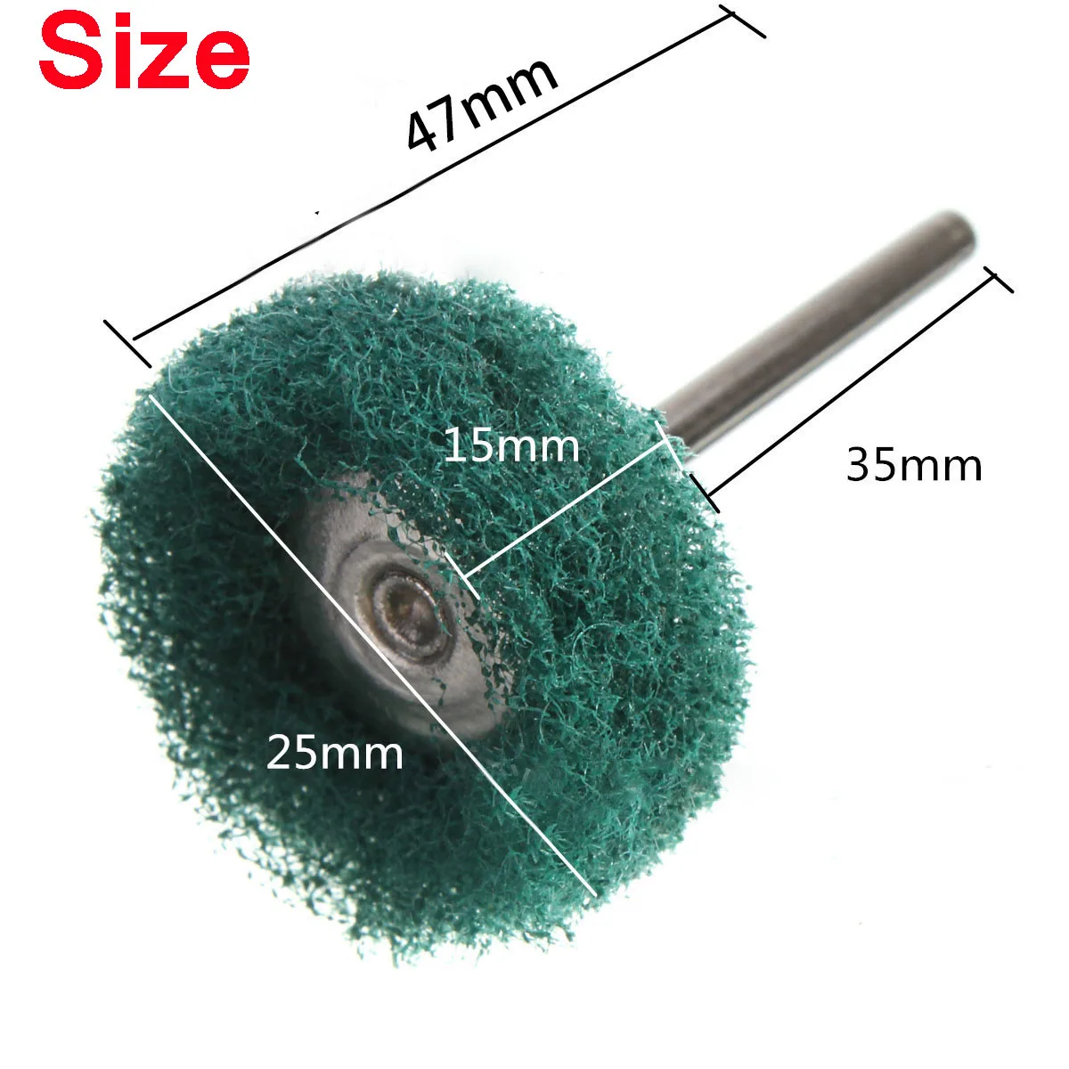 10/20/40/80Pcs Mini Polishing Wheels Brush Scouring Pad Abrasive Wheels Nylon Fiber Grinding Sanding Head Buffing Fit For Dremel