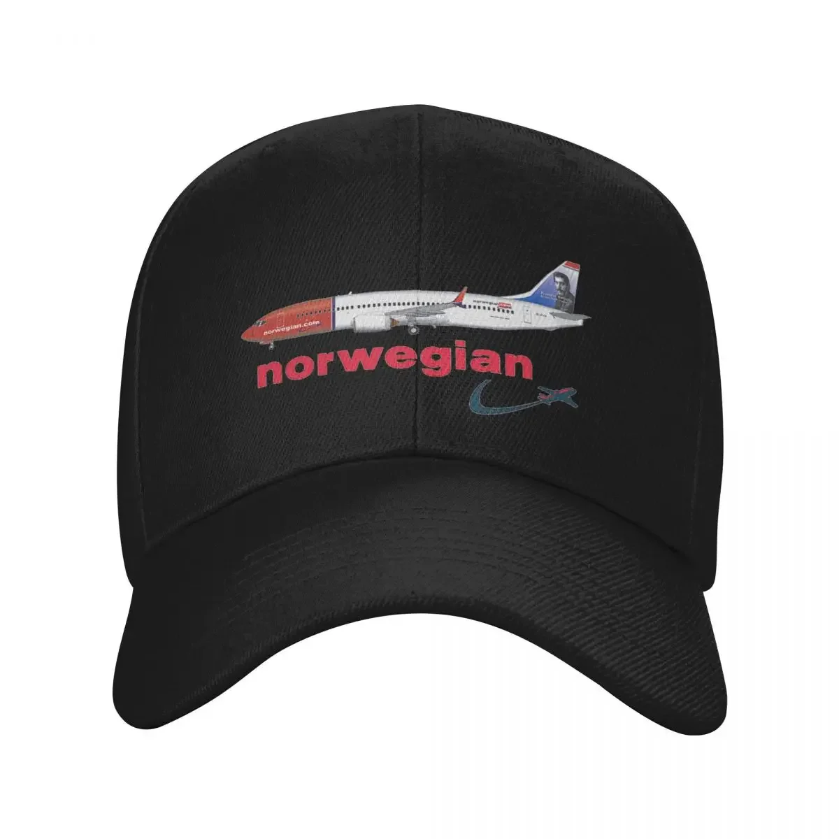 

Norway Airline Design Baseball Cap Wild Ball Hat fishing caps man Uv Protection Solar Hat Trucker Hat Men's Women's