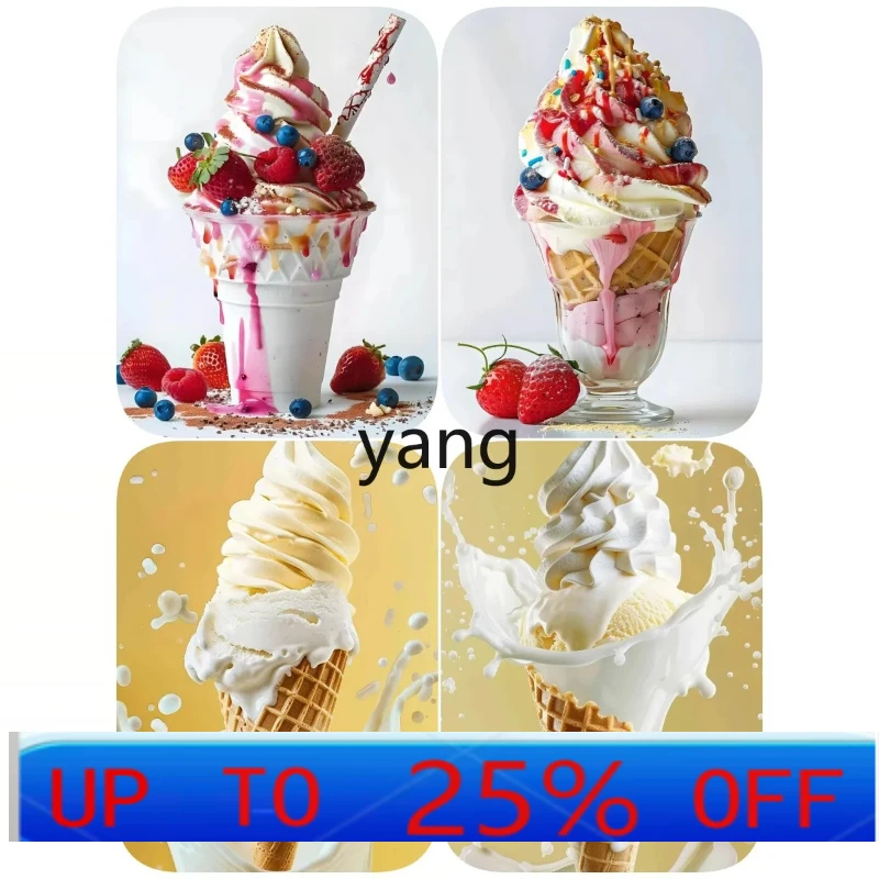 

LM commercial fully automatic desktop vertical cone machine ice cream machine buffet ice cream machine stall