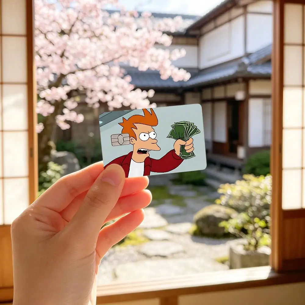 TAKE ME Money Credit Card Skin Stickers Suitable For VISA Card Bus And Subway Contactless IC Cards