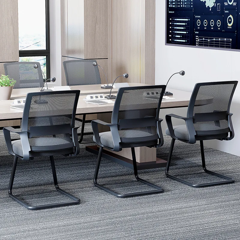 كرسي مؤتمرات موظفي المكتب I-كرسي حديث بسيط مسند ظهر شبكي كرسي كمبيوتر كرسي جونغ