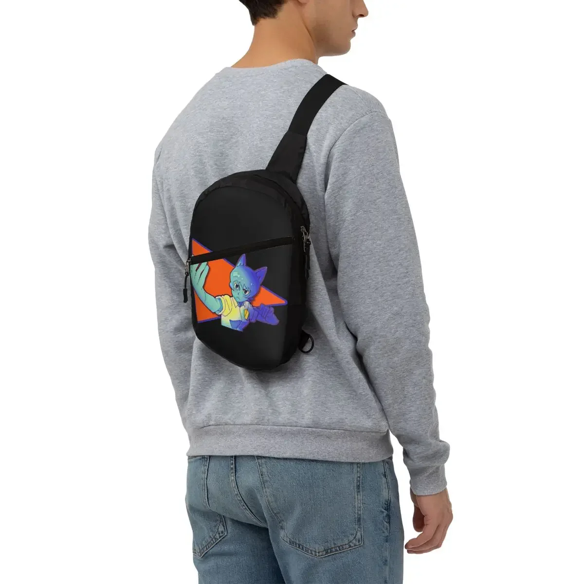 ニコール・ガムボール・ワッターソンチェストバッグメンズスリングクロスボディバックパックチェストバッグ旅行ハイキングデイパックショルダーバッグ