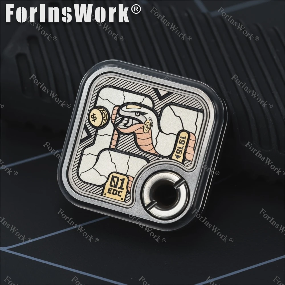 Shanghai edc mostrar 01edc cobra jogo cubos slider fidget mecânico alívio do estresse brinquedos ansiedade brinquedos de mesa de escritório limitada 66 pçs
