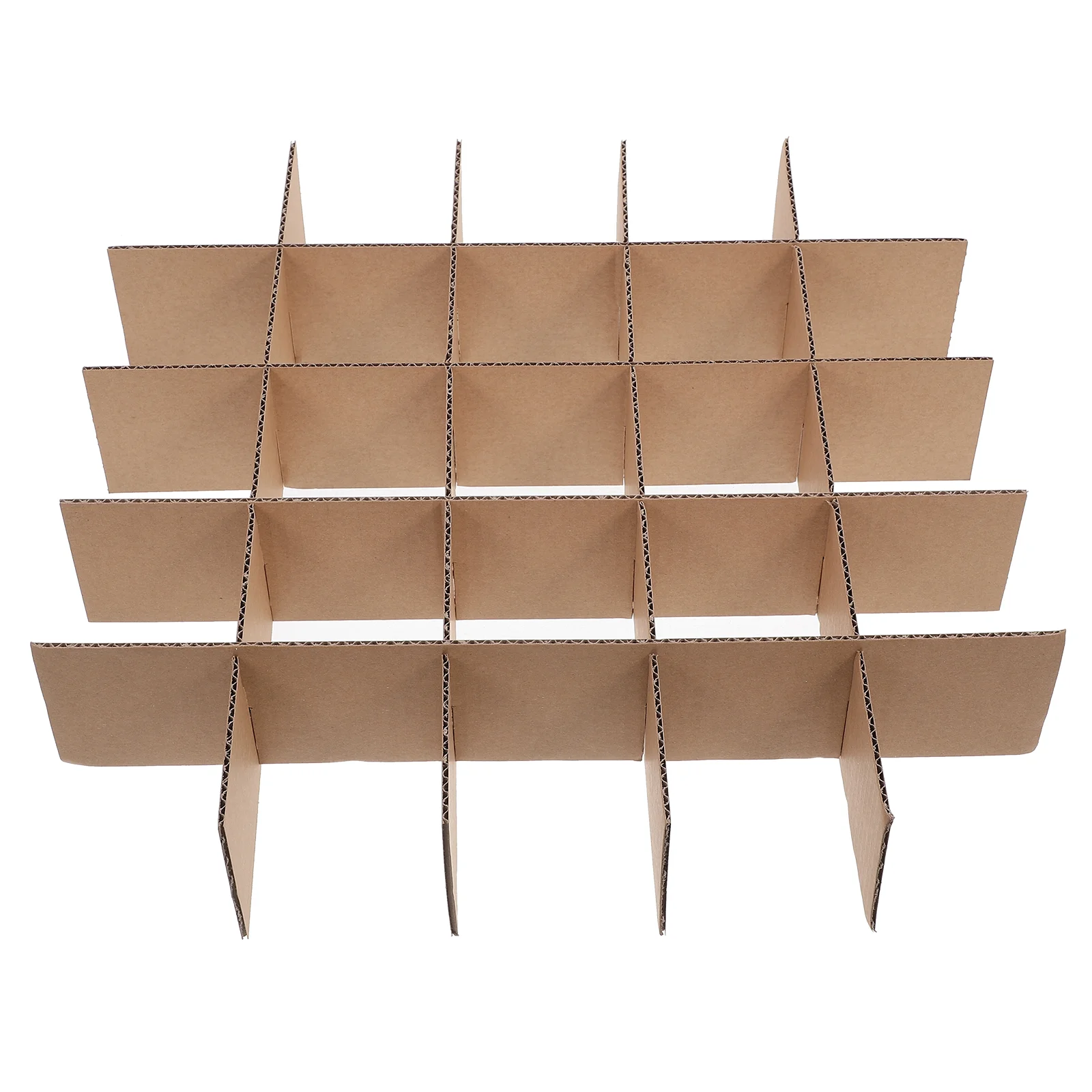 8 Pcs Shipping Carton Dividers Glass Moving Boxes Medium Packing Cardboard Socks Organizer for Drawer Partition Kit Glassware