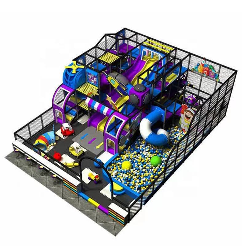 Baiqi Best Customized Indoor Children's Playground Equipment for School Manufactured PE Steel ABS Kids' Indoor Amusement Park