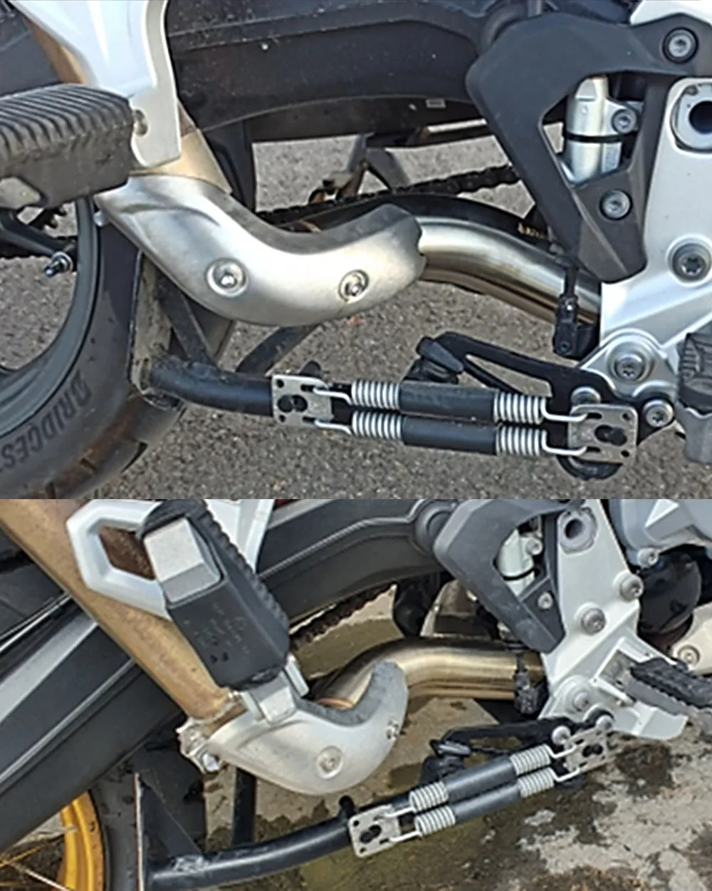 BMW F750GS F850GS 2018-2023 F750 F850 GS ADV 오토바이 배기 시스템 머플러 중간 연결 파이프 51MM 슬립온