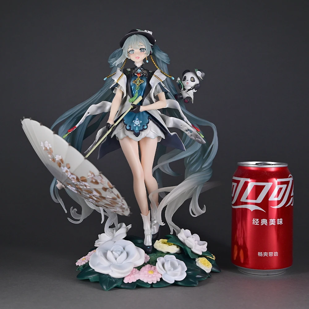 new-panda-hatsune-miku-anime-figure-pvc-statue-panda-umbrella-desk-decor-two-dimensional-collectible-model-gift-for-anime-fans