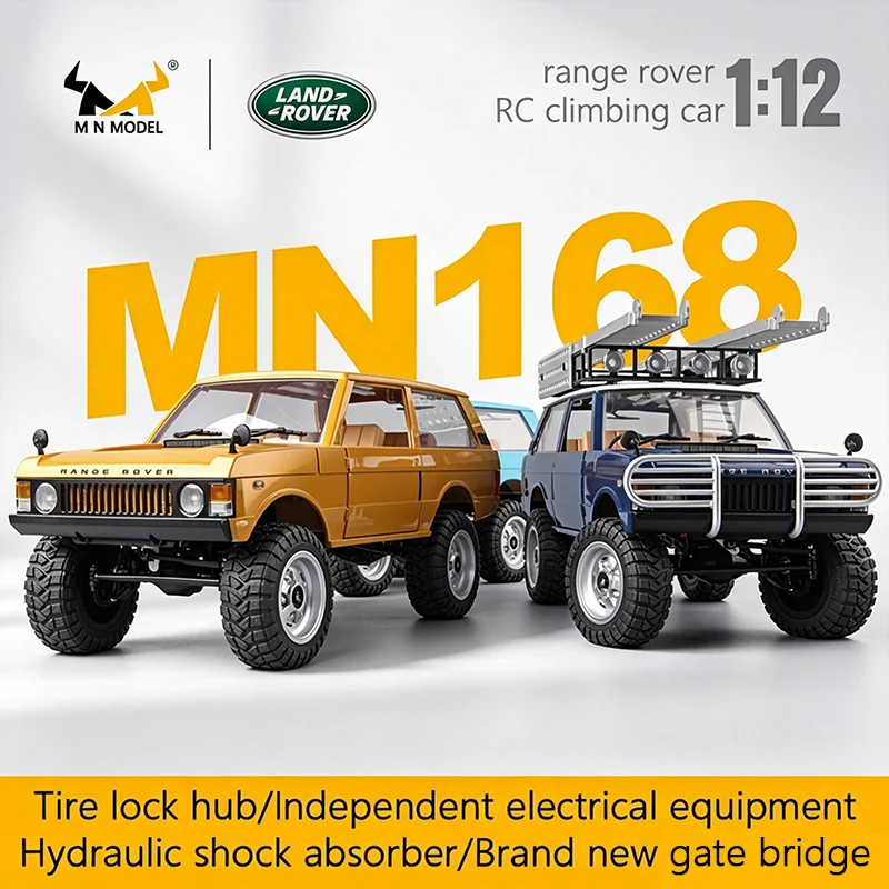 MN MODEL 1/12 4WD MN168 RC Pickup Car Remote Control Truck Toys With LED Climbing Off-Road All Terrain Crawler Vehicle Gifts