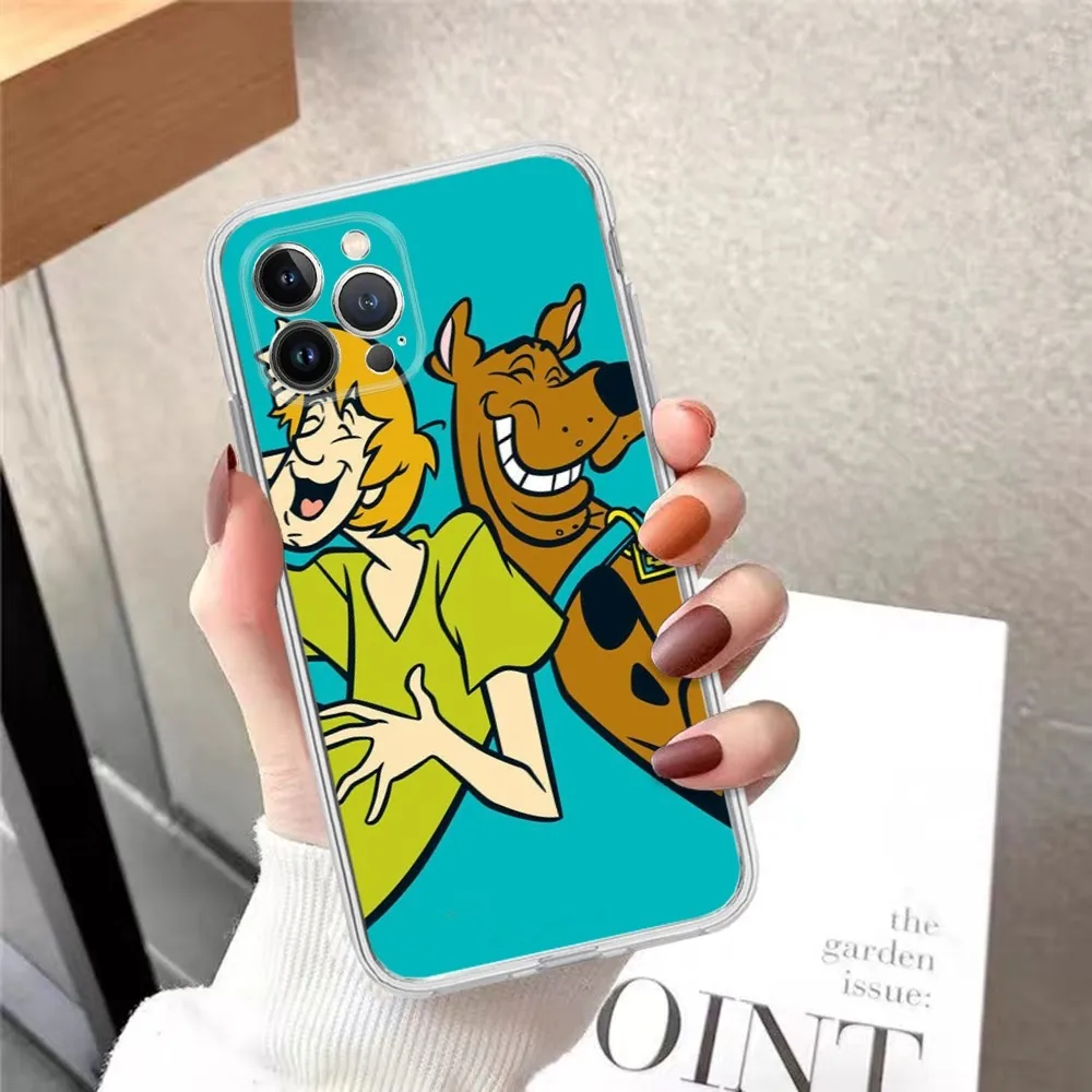 ANIME SSC-OOBY-DOOES CARTOON Phone Case Silicone Soft for iphone 15 14 13 12 11 Pro Mini XS MAX 8 7 6 Plus X XS XR Cover