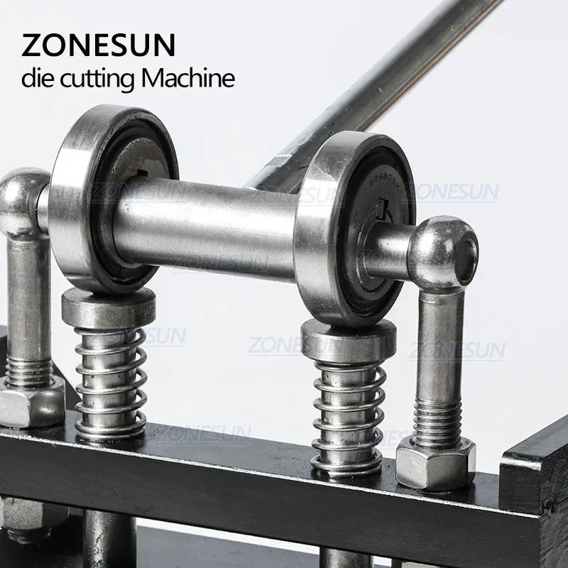 ZONESUN DM-2412N Leather Die Cutting Machine Handmade Earring Cuts Pressing Machine  Punching Clicker Steel Rule Die