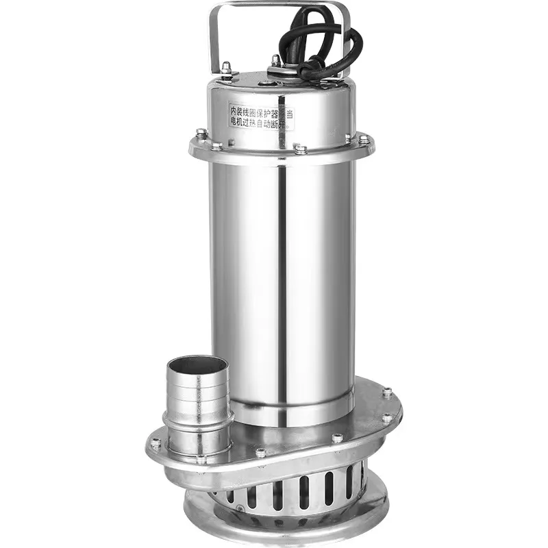 

All Stainless Steel Water Pump National Standard 304 Submersible Pump Clean Water Pump Dual-purpose for Cleaning and Sewage