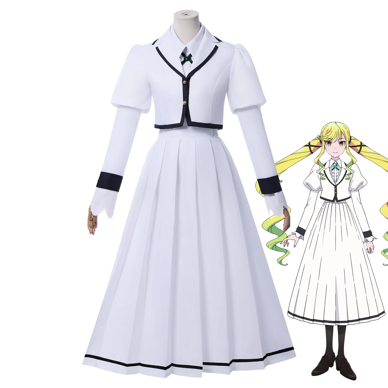 

Ролевой костюм Rock Is A Lady's Hobby Cos Одежда Bell Palace Лилия Пряжа Косплей Двумерная анимационная униформа