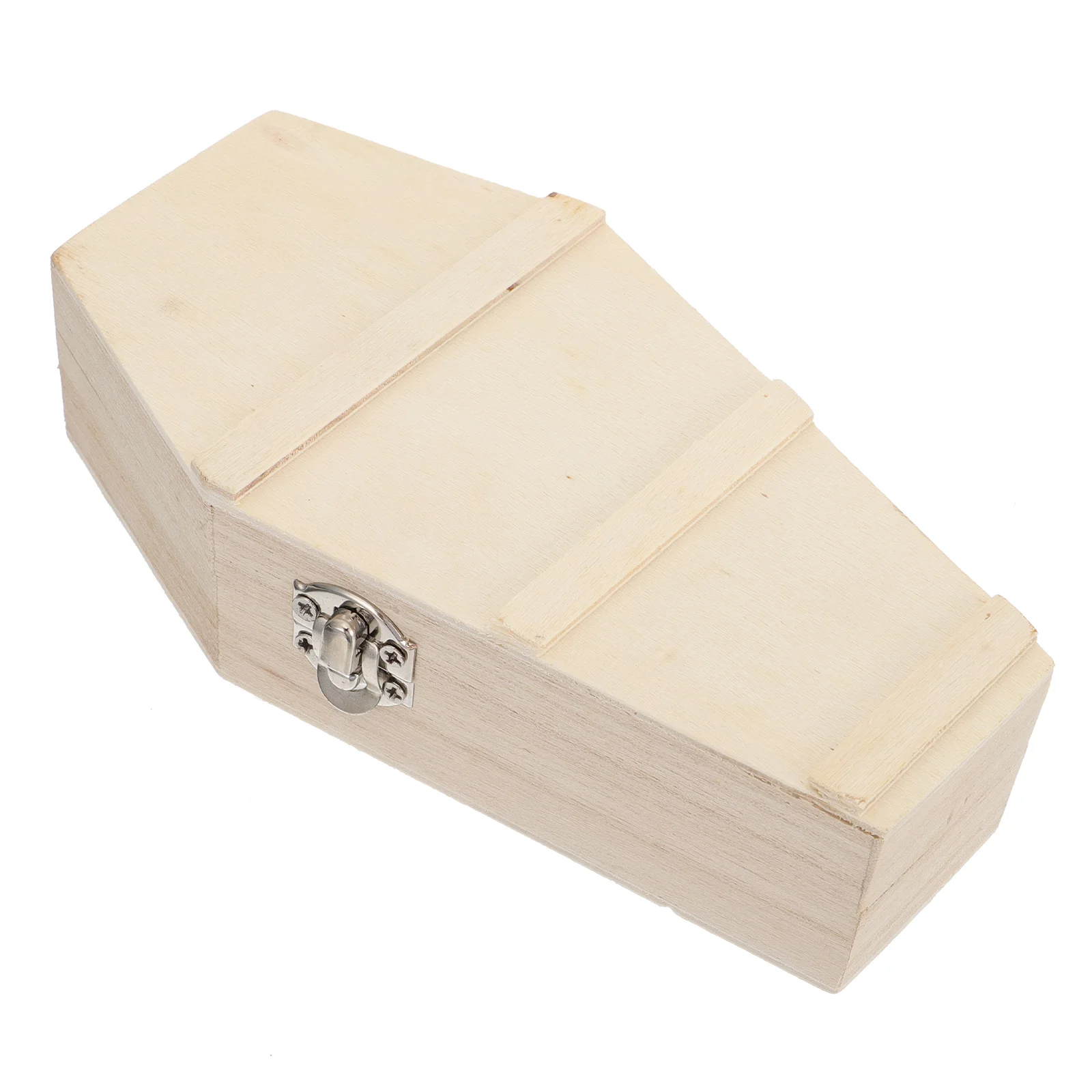 Mini Coffin Boxes Halloween Storage Crate Gift Case Necklace Wooden Cases Baby Decoration