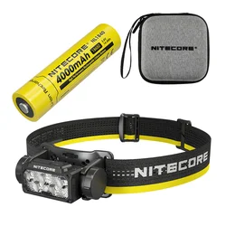 Genuine NITECOREHC60 UHE Headlamp 1600 Lumens Type-C Rechargeable LED Headlight Dual Beam + NL1840 4000mAh 18650 Li-ion Battery