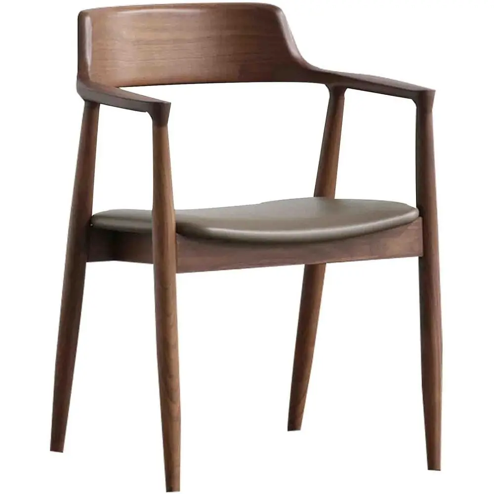 

Прочное деревянное кресло для гостиной, удобная спинка, экологически чистое, 77x58x55 см