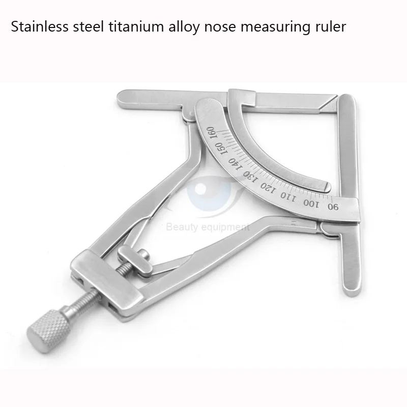 Strumento per rinoplastica in acciaio inossidabile righello di misurazione strumento di misurazione misuratore nasale con misurazione della punta del naso rinoplastica in scala
