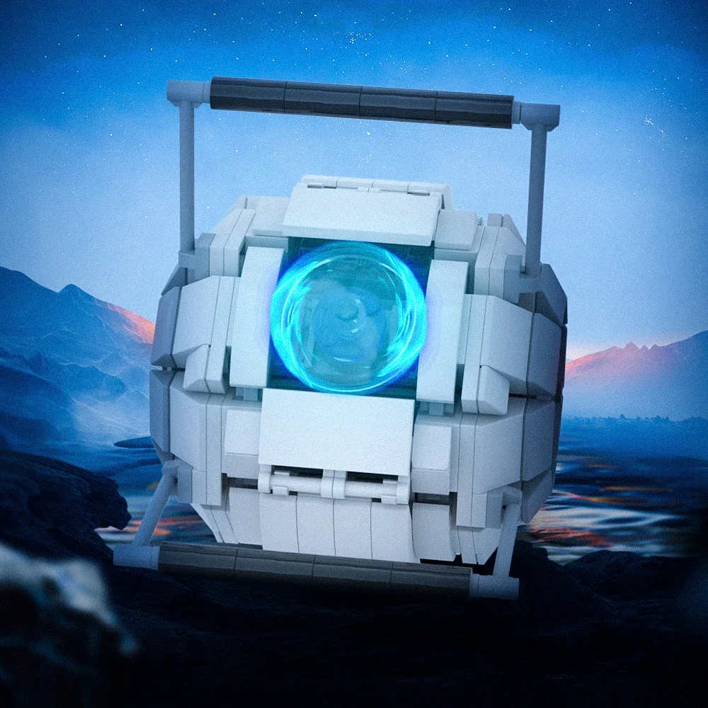 

MOC Portaleds Wheatley GLaDOS Mecha Robot Building Blocks Set Atlas/P-Body Apertured Bricks DIY Toy For Children Birthday Gift