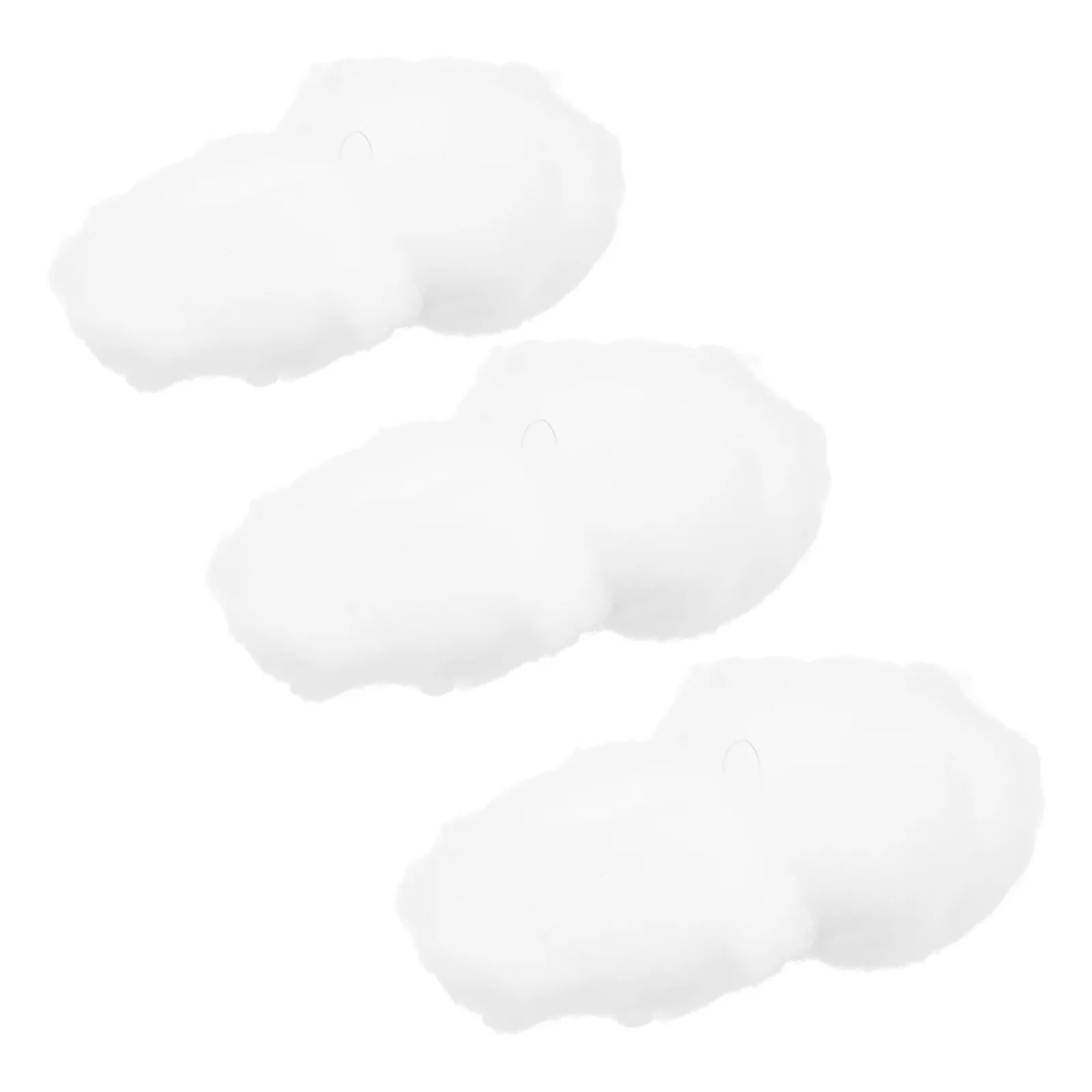 

3pcs Simulated Cloud Decor White Artificial Hanging Craft For Wedding Party Home Decor Diy Pendant Scene Layout Prop Cotton