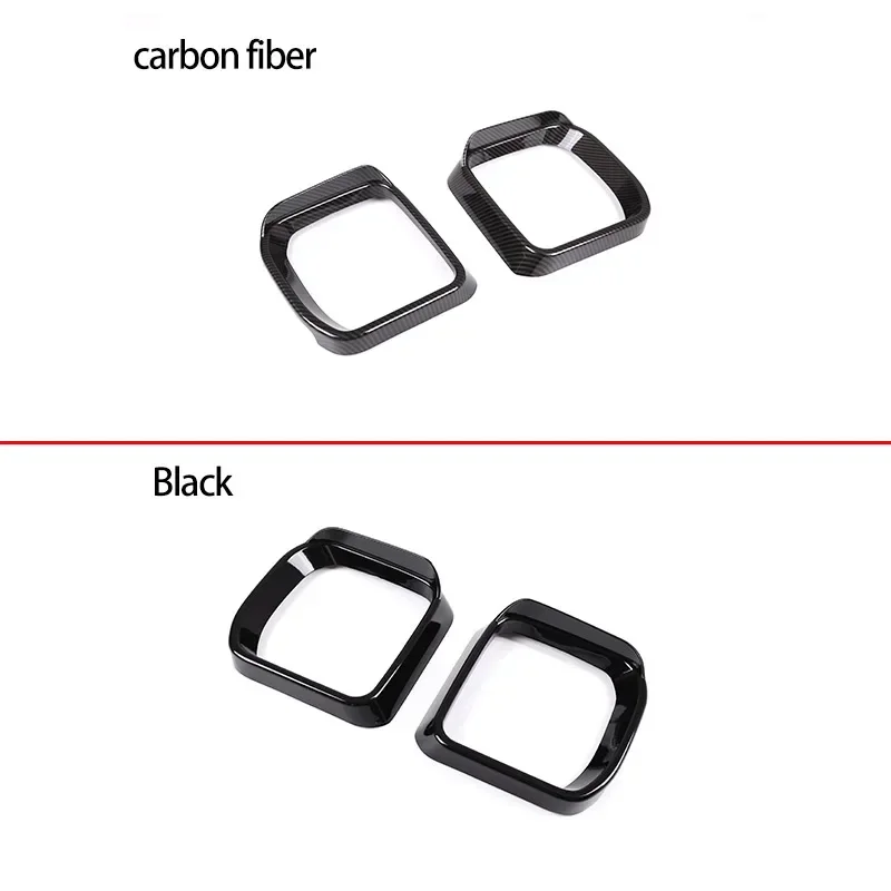 Car ABS Exterior Mirror Rain Eyebrow Frame Decorative Sticker Car Accessories For Land Rover Defender 90 110 2020-2024