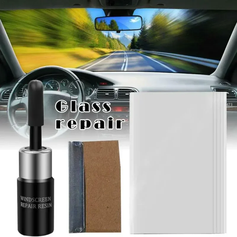 

Car Windshield Windscreen Glass Repair Resin Kit Auto Vehicle Casement Fix Tool Car Windshield Cracked Repair Glue