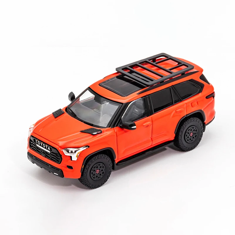 GCD 1:64 Scale Diecast Alloy Toyota Sequoia XK80 TRD Pro Toys Cars Model Classics Nostalgia Adult Gifts Souvenir Static Display