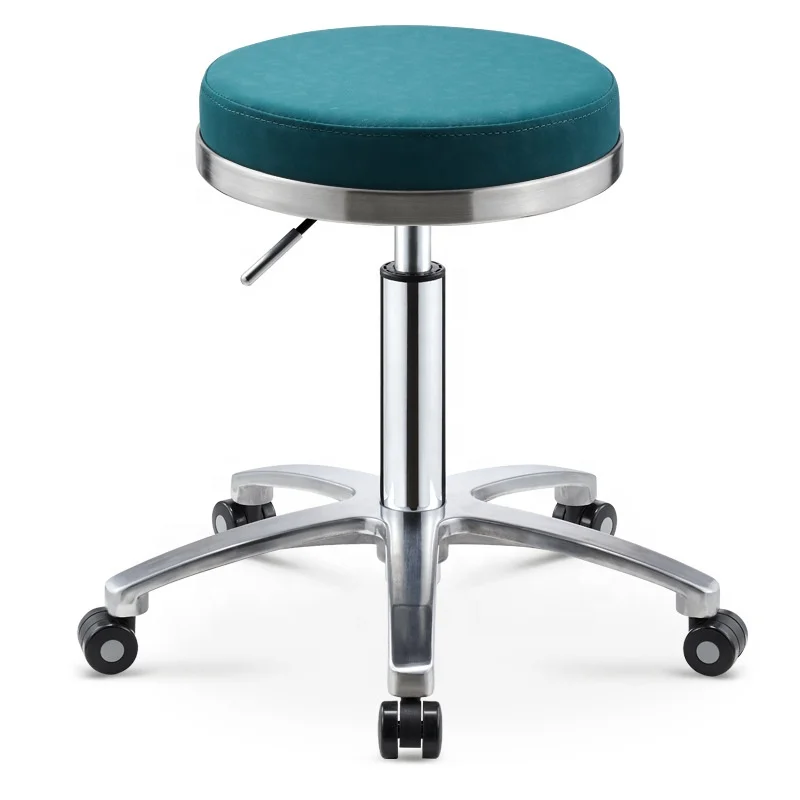 All stainless steel master stool routine BuKa hair salon hair round stool chair rotating lifting barber shops