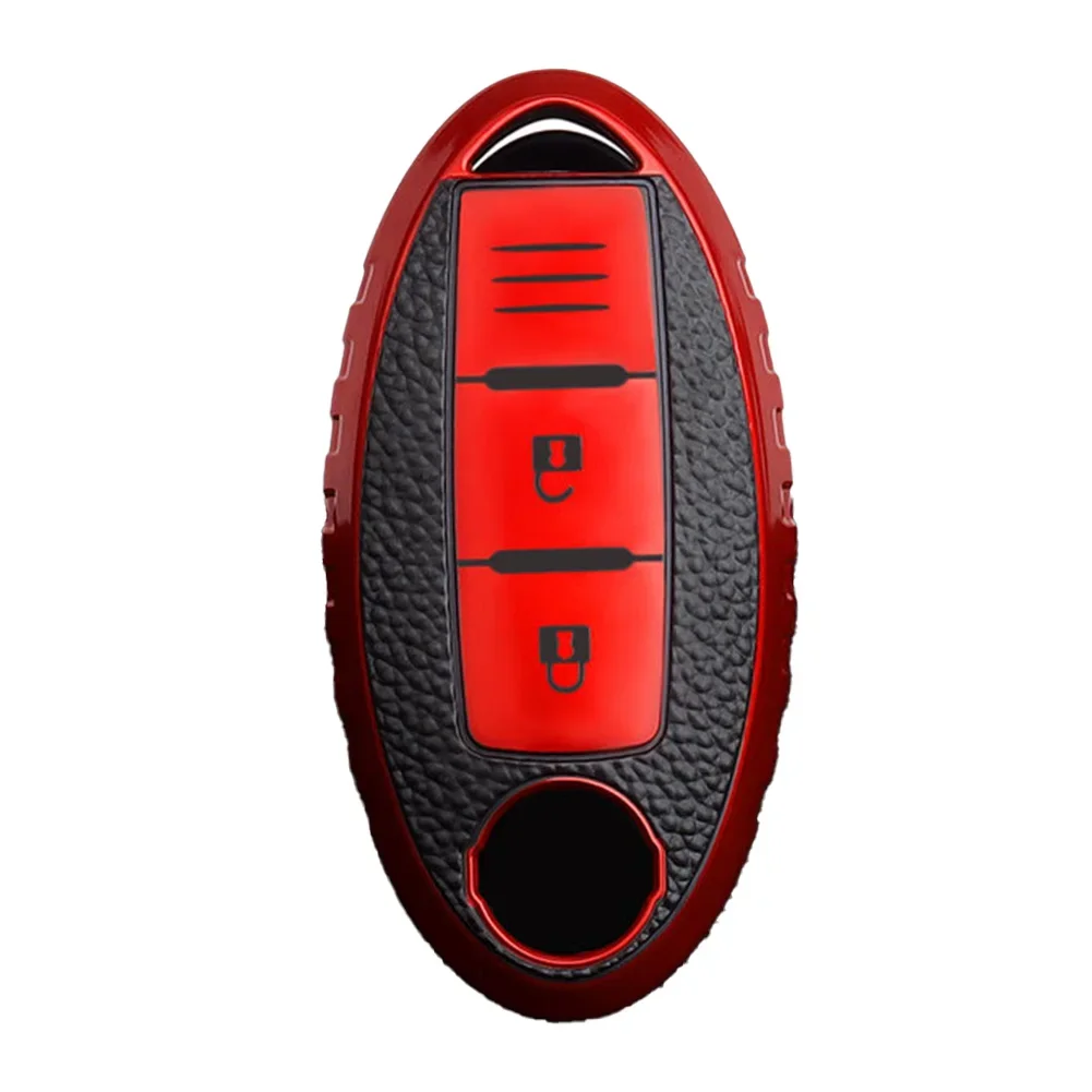 

Key Bag Key Fob Cover Anti-corrosion Car Protector Quick Installation TPU 2 Button For Nissan Qashqai Juke J10