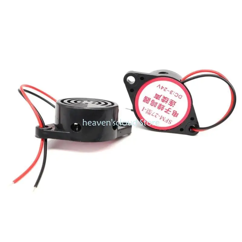 Y88B Conjunto 10pcs Buzinadores piezoelétricos ativos Piezo Buzzers 3-24V Alarmes bipe contínuos para aplicação eletrônica