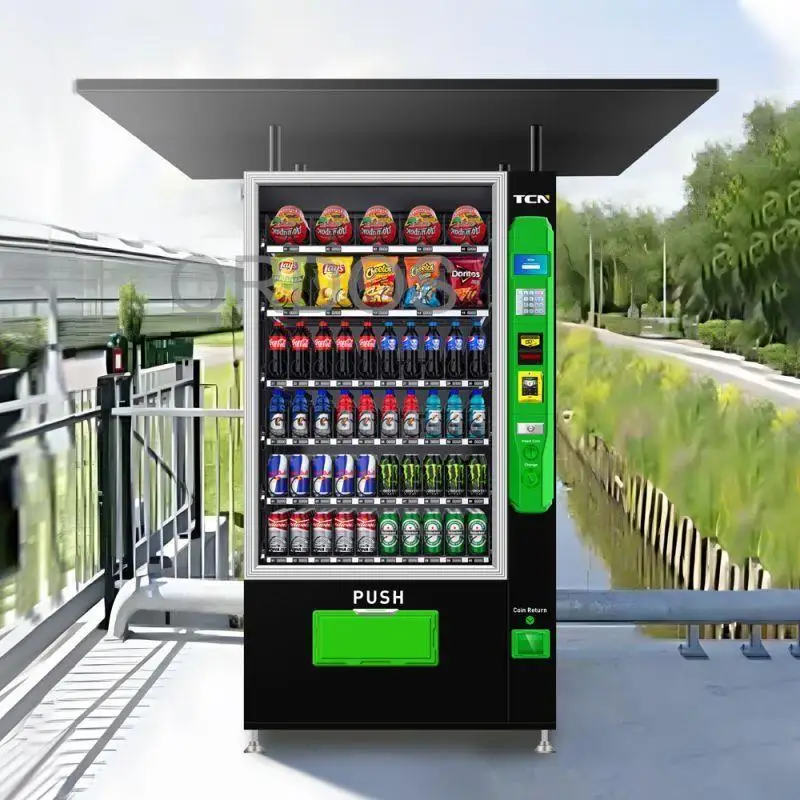 Customized Vending Machine Selling Product Waterproof Vending Machine Outdoor Top Roof Cost Extra