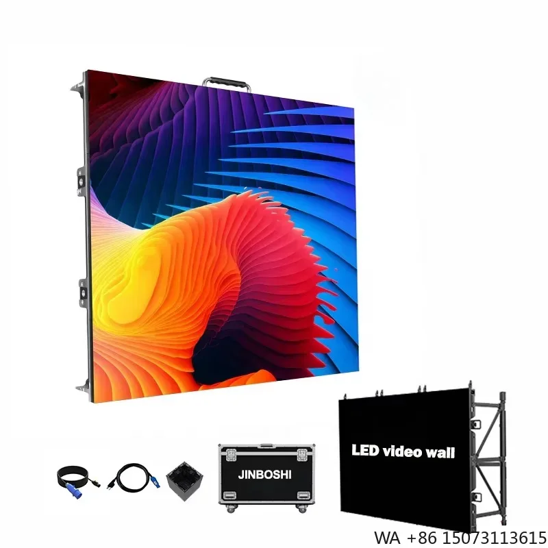 

Curved Outdoor LED Rental Screen P2.976/P3.91 Cylindrical Stage Display